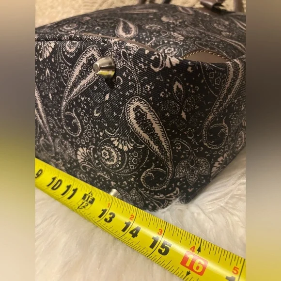 🤎🤎American Living Paisley Tote Bag with Brown Accents luggage .🤎🤎BOX B - Picture 7 of 12